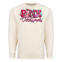 Sandshell pink christmas Premium Sweatshirt - CowGirlArtShop