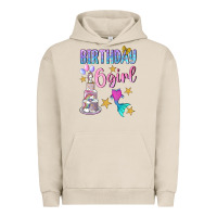 Pigment French Oak birthday girl 6 Urban Hoodie - BundleAndBundleShop