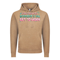 Vintage Coffee get to work Vintage Hoodie - MaliasSmallBusiness