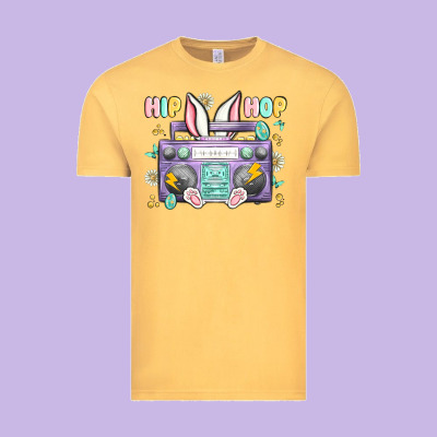Hip Hop Easter Vintage Tee Designed By Maliassmallbusiness