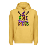 Antique Gold free broom rides Premium Hoodie - CowGirlArtShop
