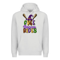 Dove Grey free broom rides Premium Hoodie - CowGirlArtShop