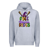 Heather Grey free broom rides Premium Hoodie - CowGirlArtShop