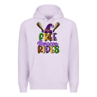 Lilac free broom rides Premium Hoodie - CowGirlArtShop