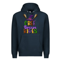 Navy free broom rides Premium Hoodie - CowGirlArtShop