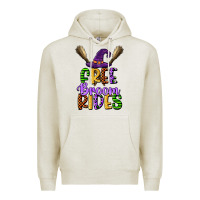 Oatmeal Heather free broom rides Premium Hoodie - CowGirlArtShop