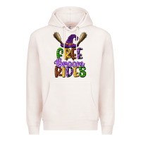Pale Pink free broom rides Premium Hoodie - CowGirlArtShop