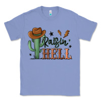Colony Blue raisin hell cowboy cactus Classic Tee - MaliasSmallBusiness