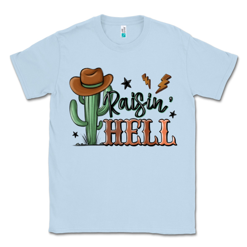 Raisin Hell Cowboy Cactus Classic Tee by MaliasSmallBusiness | Teevron