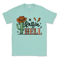 Seafoam raisin hell cowboy cactus Classic Tee - MaliasSmallBusiness