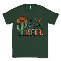 Sports Green raisin hell cowboy cactus Classic Tee - MaliasSmallBusiness