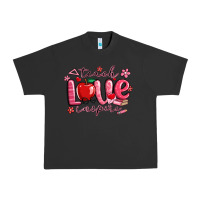 Pigment Black teach love inspire valentines day Urban Heavy Tee - MaliasSmallBusiness
