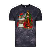 Cloud Black our lady of guadalupe coffee Vintage Tee - JahusDesignShop