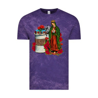 Cloud Purple our lady of guadalupe coffee Vintage Tee - JahusDesignShop