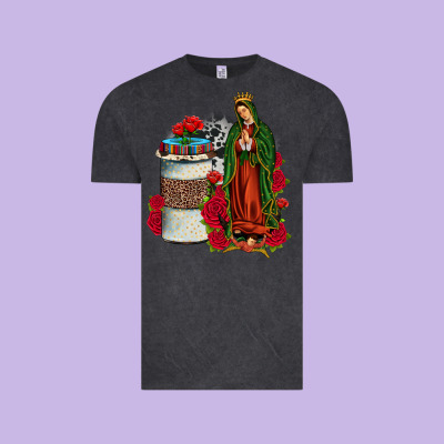 Our Lady Of Guadalupe Coffee Vintage Tee Designed By Jahusdesignshop