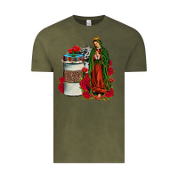 Vintage Olive our lady of guadalupe coffee Vintage Tee - JahusDesignShop