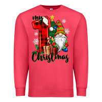 Cardinal my first christmas gnome Premium Sweatshirt - CowGirlArtShop