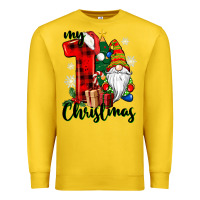 Lemon my first christmas gnome Premium Sweatshirt - CowGirlArtShop