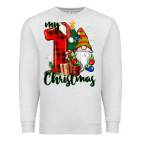 Oatmeal Heather my first christmas gnome Premium Sweatshirt - CowGirlArtShop
