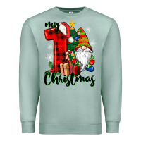Seafoam my first christmas gnome Premium Sweatshirt - CowGirlArtShop