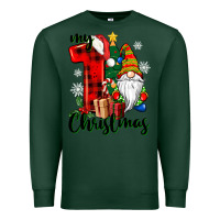 Sports Green my first christmas gnome Premium Sweatshirt - CowGirlArtShop