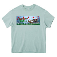 Arona merry christmas with santa sleigh Heavy Core Tee - BundleAndBundleShop