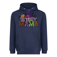 Navy witchy mama Heavyweight Hoodie - CowGirlArtShop