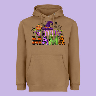 Witchy Mama Heavyweight Hoodie Designed By Cowgirlartshop