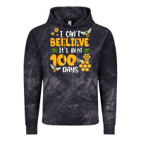 Cloud Black i cant beelieve its been 100 days Vintage Hoodie - MaliasSmallBusiness