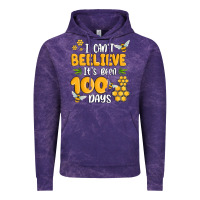 Cloud Purple i cant beelieve its been 100 days Vintage Hoodie - MaliasSmallBusiness