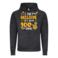 Vintage Black i cant beelieve its been 100 days Vintage Hoodie - MaliasSmallBusiness