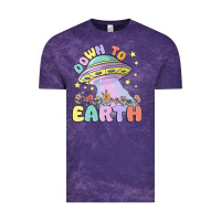 Cloud Purple down to earth Vintage Tee - MaliasSmallBusiness