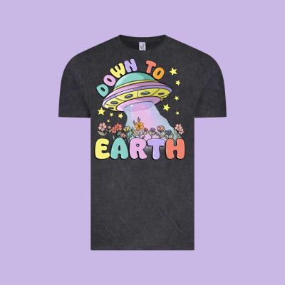 Down To Earth Vintage Tee Designed By Maliassmallbusiness