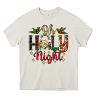 Cream oh holy night Heavy Core Tee - BundleAndBundleShop