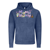 Vintage Denim easter mama bunny Vintage Hoodie - Jasminsmagicworld