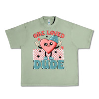 Oil Green one loved dude Urban Heavy Tee - MaliasSmallBusiness