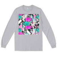 Moon Dust nail polish with cowhide and plaid seamless pattern bbs Long Sleeve Tee - BundleAndBundleShop