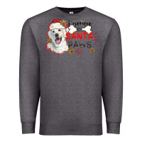 Charcoal Heather i believe in santa paws Premium Sweatshirt - CowGirlArtShop