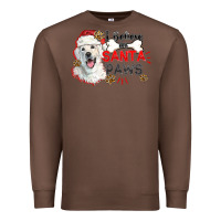 Chestnut i believe in santa paws Premium Sweatshirt - CowGirlArtShop