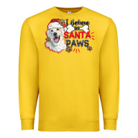 Lemon i believe in santa paws Premium Sweatshirt - CowGirlArtShop