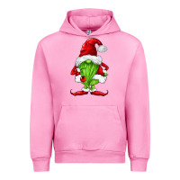 Fuchsia Pink green christmas gnomes Urban Hoodie - FaDigitalArtStudio