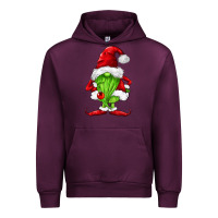 Mauve Wine green christmas gnomes Urban Hoodie - FaDigitalArtStudio