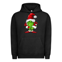 Pigment Black green christmas gnomes Urban Hoodie - FaDigitalArtStudio