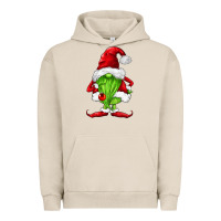 Pigment French Oak green christmas gnomes Urban Hoodie - FaDigitalArtStudio