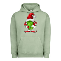 Pigment Oil Green green christmas gnomes Urban Hoodie - FaDigitalArtStudio