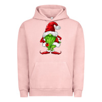 Pigment Salmon green christmas gnomes Urban Hoodie - FaDigitalArtStudio