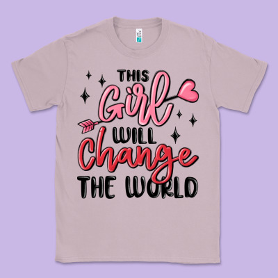 This Girl Will Change The World Classic Tee Designed By Maliassmallbusiness