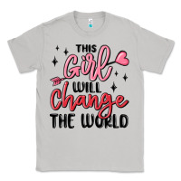 Moon Dust this girl will change the world Classic Tee - MaliasSmallBusiness