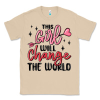 Mushroom this girl will change the world Classic Tee - MaliasSmallBusiness