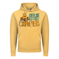 Vintage Mustard cutest little camper Vintage Hoodie - MaliasSmallBusiness